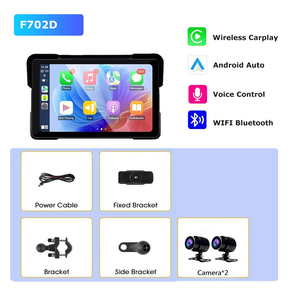 motorcycle Carplay 702D SKU-1