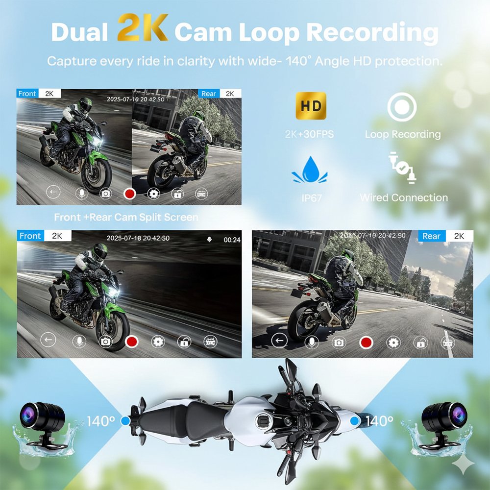 motorcycle Dvr 602-6